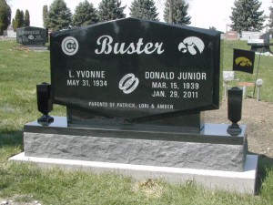 jet black granite, headstone, cemetery, grave, grave marker, monument, iowa