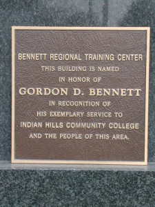 bronze plaque