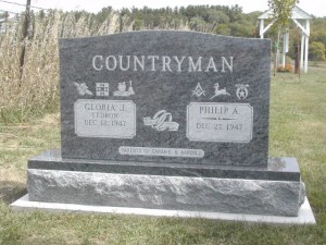 bahama blue granite, headstone, cemetery, grave, grave marker, monument, iowa, memorial