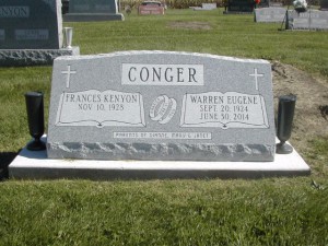 georgia gray granite, headstone, cemetery, grave, grave marker, monument, tombstone, memorial, iowa, slant marker, granite