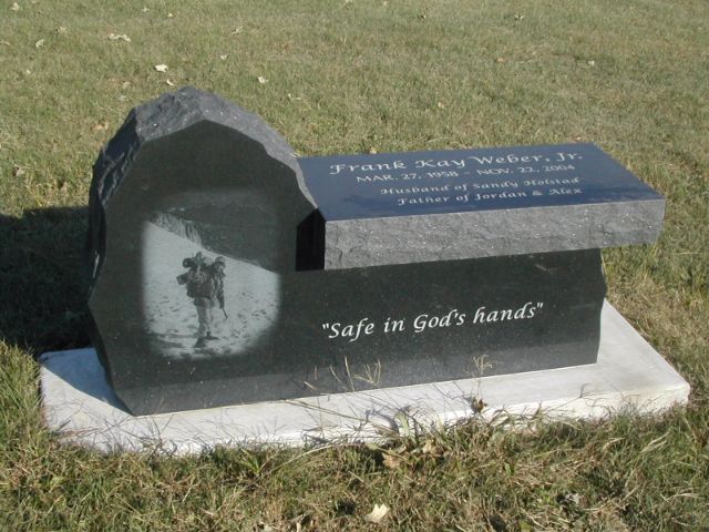 jet black granite, headstone, cemetery, grave, grave marker, monument, tombstone, memorial, iowa, laser etching, granite, jet black granite