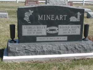 american black granite, headstone, cemetery, grave, grave marker, monument, iowa